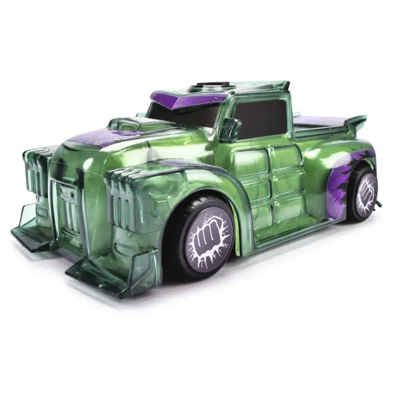 Jucarii, Copii si Bebe - Jucarii si jocuri - Vehicule si jucarii cu telecomanda - Masinute - Masinuta cu sunete si lumini, Marvel Jada Light Hero Hulk, Scara1:32 - Infinity.ro