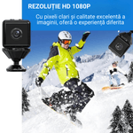 Laptop, Telefoane si Tablete - Wearables si gadgeturi - Gadgeturi - Dispozitive spionaj - Camera Spionaj LUDORA®, Inregistrare Video si Microfon, WI-FI, 1080P, Unghi Larg 150°, Senzor Miscare, Vedere Nocturna - Infinity.ro