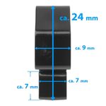 Sport si Outdoor - Sporturi de echipa - Fotbal - Porti fotbal - Set 100 carlige Schäper pentru prindere plasa porti cu canal - Infinity.ro