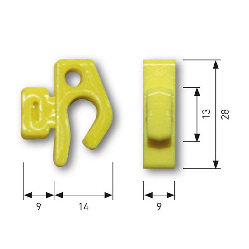 Sport si Outdoor - Sporturi de echipa - Fotbal - Porti fotbal - Set 100 carlige Schäper pentru prindere plasa porti cu canal - Infinity.ro
