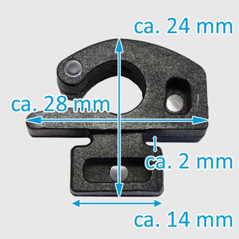 Sport si Outdoor - Sporturi de echipa - Fotbal - Porti fotbal - Set 100 carlige Schäper pentru prindere plasa porti cu canal - Infinity.ro