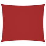 Casa si Gradina - Gradina si terasa - Umbrele si pavilioane - Umbrele - Panza parasolar, rosu, 2x2,5 m, tesatura oxford, dreptunghiular - Infinity.ro