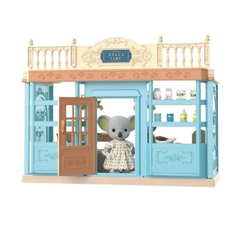 Jucarii, Copii si Bebe - Jucarii si jocuri - Papusi si accesorii - Casute de papusi si mobilier - Casa de papusi cu figurine si mobilier, brutarie - Infinity.ro
