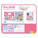 Jucarii, Copii si Bebe - Jucarii si jocuri - Papusi si accesorii - Casute de papusi si mobilier - Set casa de papusi mama si copilul, Flippy, cu lumini si sunet - Infinity.ro