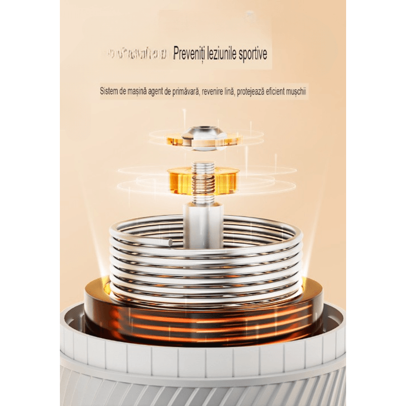 Sport si Outdoor - Fitness - Aparate fitness - Aparate si banci multifunctionale - Roata speciala pentru exercitii fitness, Kingbest, cu timer, Wireless, albastru/gri - Infinity.ro