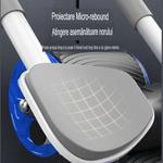 Sport si Outdoor - Fitness - Aparate fitness - Aparate si banci multifunctionale - Roata speciala pentru exercitii fitness, Kingbest, cu timer, Wireless, albastru/gri - Infinity.ro