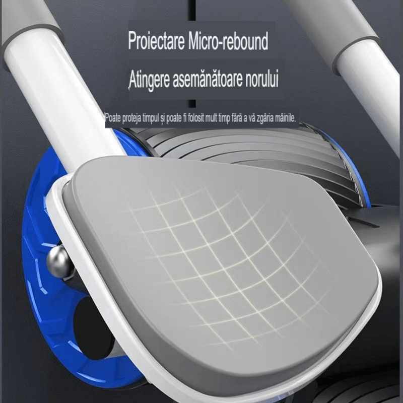 Sport si Outdoor - Fitness - Aparate fitness - Aparate si banci multifunctionale - Roata speciala pentru exercitii fitness, Kingbest, cu timer, Wireless, albastru/gri - Infinity.ro