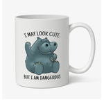 Casa si Gradina - Bucatarie si vesela - Cani si pahare - Cani si cesti - Cana alba Personalizata I may Look Cure But I am Dangerous, INOVATIX®. 330ml - Infinity.ro