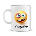 Casa si Gradina - Bucatarie si vesela - Cani si pahare - Cani si cesti - Cana alba personalizata cu Emoji, INOVATIX®. 330ml - Infinity.ro