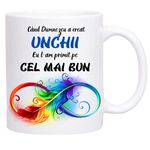 Casa si Gradina - Bucatarie si vesela - Cani si pahare - Cani si cesti - Cana alba personalizata, pentru cel mai bun unchi, INOVATIX®. 330ml - Infinity.ro