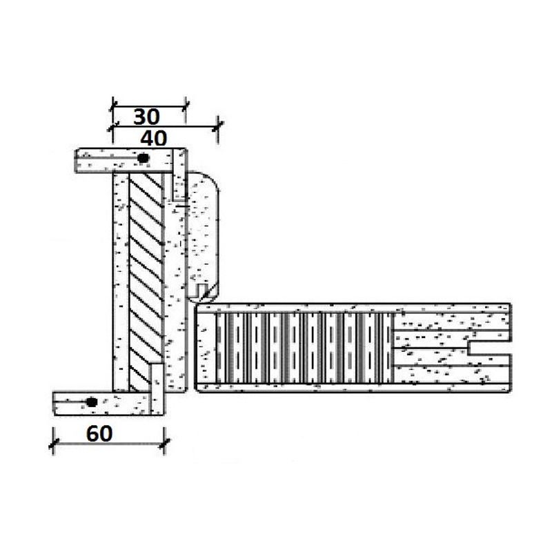 Casa si Gradina - Constructii - Usi interior, exterior si garaj - Usi interior - Usa de interior din lemn cu geam Super Door F03-68-S stanga/dreapta stejar inchis 203 x 68 cm - Infinity.ro