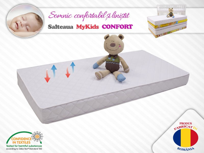 Saltea copii mykids cocos confort ii 115x55x10 (cm)