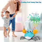 Jucarii, Copii si Bebe - Jucarii si jocuri - Jucarii bebelusi - Jucarii interactive bebelusi - Jucarie interactiva Crab cu senzor de miscare bleu - Infinity.ro
