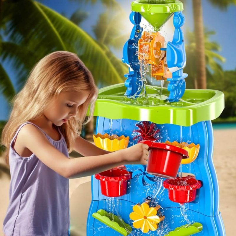 Jucarii, Copii si Bebe - Jucarii si jocuri - Jucarii de exterior - Jucarii pentru plaja si nisip - Jucarie de apa si nisip tip cascada AquaPlay - Infinity.ro