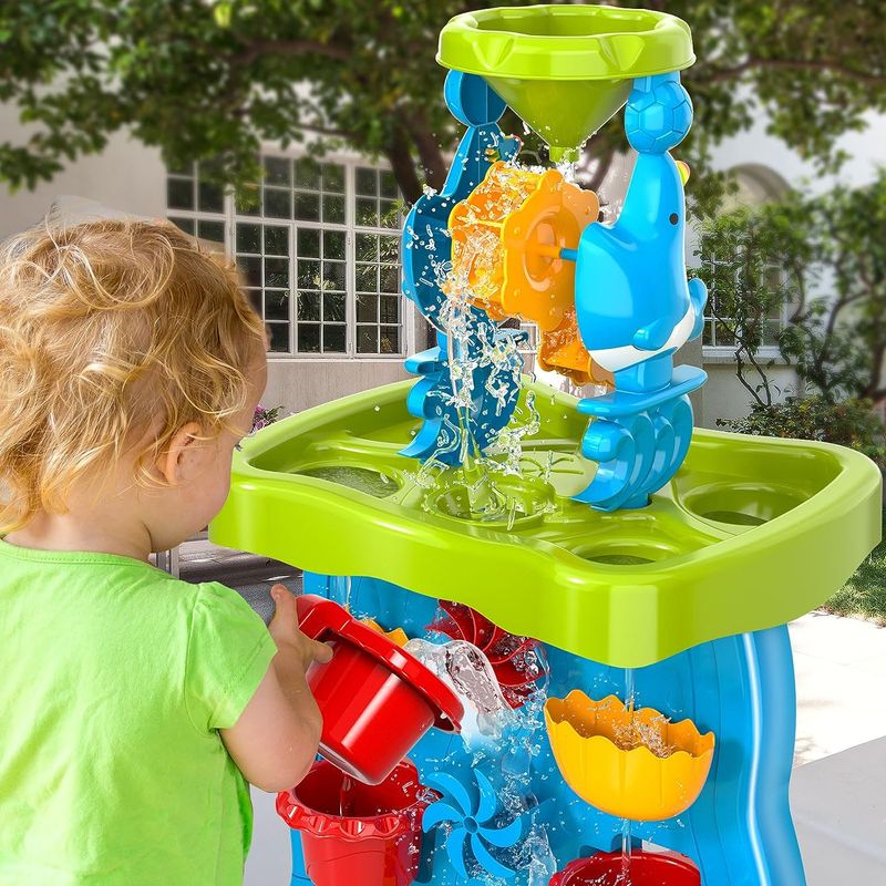 Jucarii, Copii si Bebe - Jucarii si jocuri - Jucarii de exterior - Jucarii pentru plaja si nisip - Jucarie de apa si nisip tip cascada AquaPlay - Infinity.ro