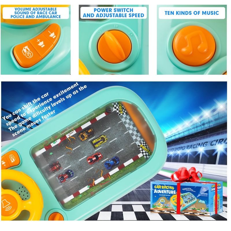 Jucarii, Copii si Bebe - Jucarii si jocuri - Jucarii & jocuri educative - Jucarii interactive - Jucarie tip simulator cu volan pentru copii - Infinity.ro