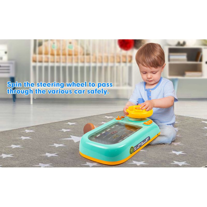 Jucarii, Copii si Bebe - Jucarii si jocuri - Jucarii & jocuri educative - Jucarii interactive - Jucarie tip simulator cu volan pentru copii - Infinity.ro