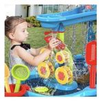 Jucarii, Copii si Bebe - Jucarii si jocuri - Jucarii de exterior - Jucarii pentru plaja si nisip - Masuta de nisip si apa cu scaun si accesorii etajata Whale Tower - Infinity.ro