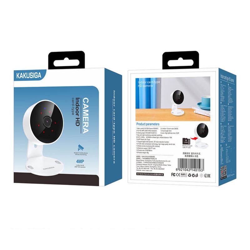 Casa si Gradina - Electrice - Smart Home - Camere de supraveghere - Camera Video de Interior Full Hd 4MP KSC-1129 Wi-Fi Infrarosu Al - Infinity.ro