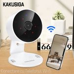 Casa si Gradina - Electrice - Smart Home - Camere de supraveghere - Camera Video de Interior Full Hd 4MP KSC-1129 Wi-Fi Infrarosu Al - Infinity.ro