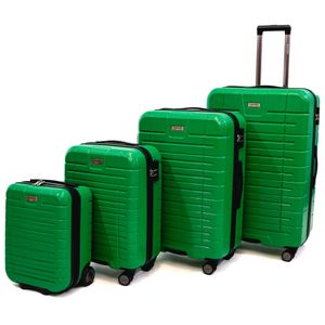 Set 4 Trolere Ella Icon Leaf, ABS, Verde