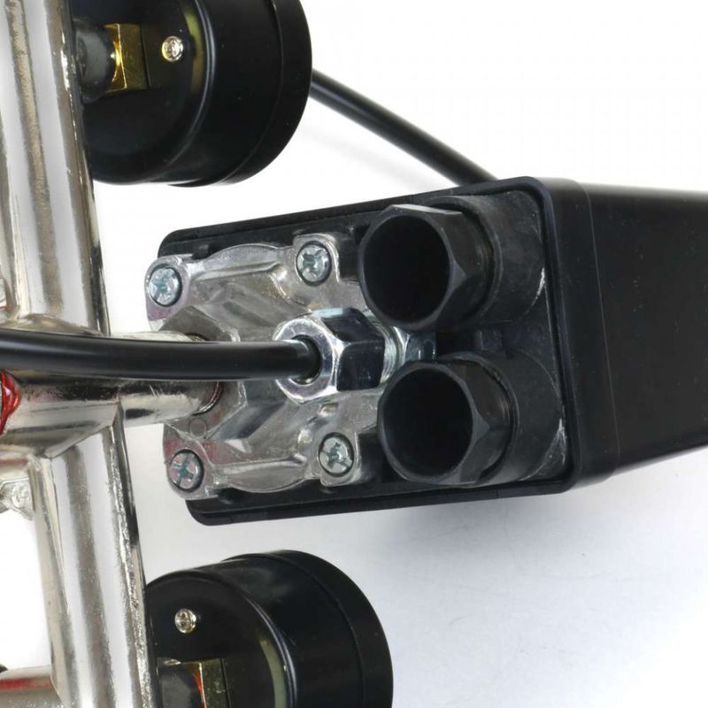 Casa si Gradina - Electrice - Echipamente electrice - Accesorii compresoare - Furtun pneumatic pentru presostat 100cm 27 bar cu o mufa B-AC0082 Barracuda - Infinity.ro