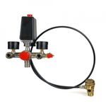 Casa si Gradina - Electrice - Echipamente electrice - Accesorii compresoare - Furtun pneumatic pentru presostat 100cm 27 bar cu o mufa B-AC0082 Barracuda - Infinity.ro