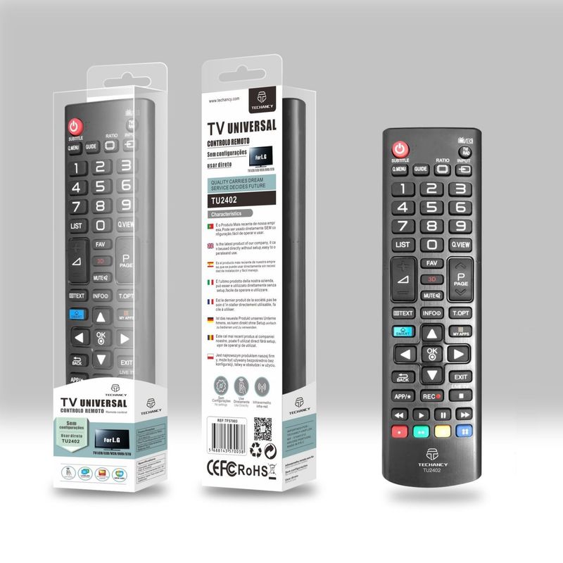 TV, Audio-Video si Foto - Accesorii TV si audio - Telecomenzi - Telecomanda Universala pentru TV Lg - Infinity.ro
