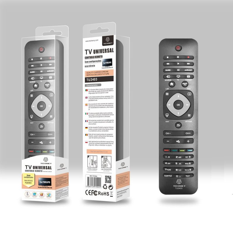 TV, Audio-Video si Foto - Accesorii TV si audio - Telecomenzi - Telecomanda Universala pentru TV Philips - Infinity.ro