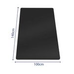 Casa si Gradina - Mobilier - Scaune si fotolii - Fotolii - Covoras protectie podea pentru scaun birou, Mercaton, PP, negru, 140x100 cm - Infinity.ro