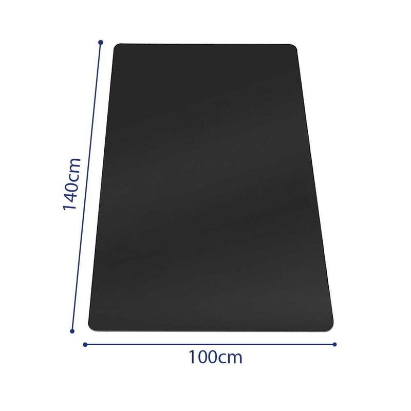 Casa si Gradina - Mobilier - Scaune si fotolii - Fotolii - Covoras protectie podea pentru scaun birou, Mercaton, PP, negru, 140x100 cm - Infinity.ro