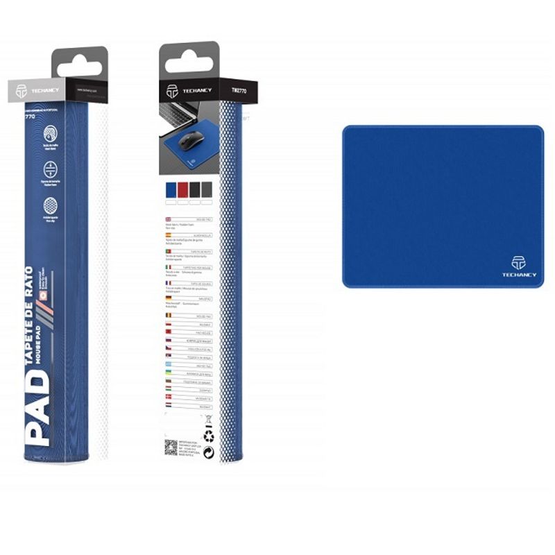 PC, gaming si accesorii - Periferice PC - Mousepad - Mouse pad 26 x 21 cm, anti alunecare, albastru - Infinity.ro