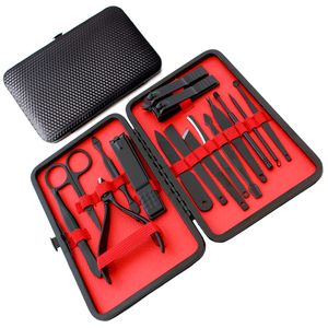 Trusa manichiura pedichiura profesionala cu 16 piese