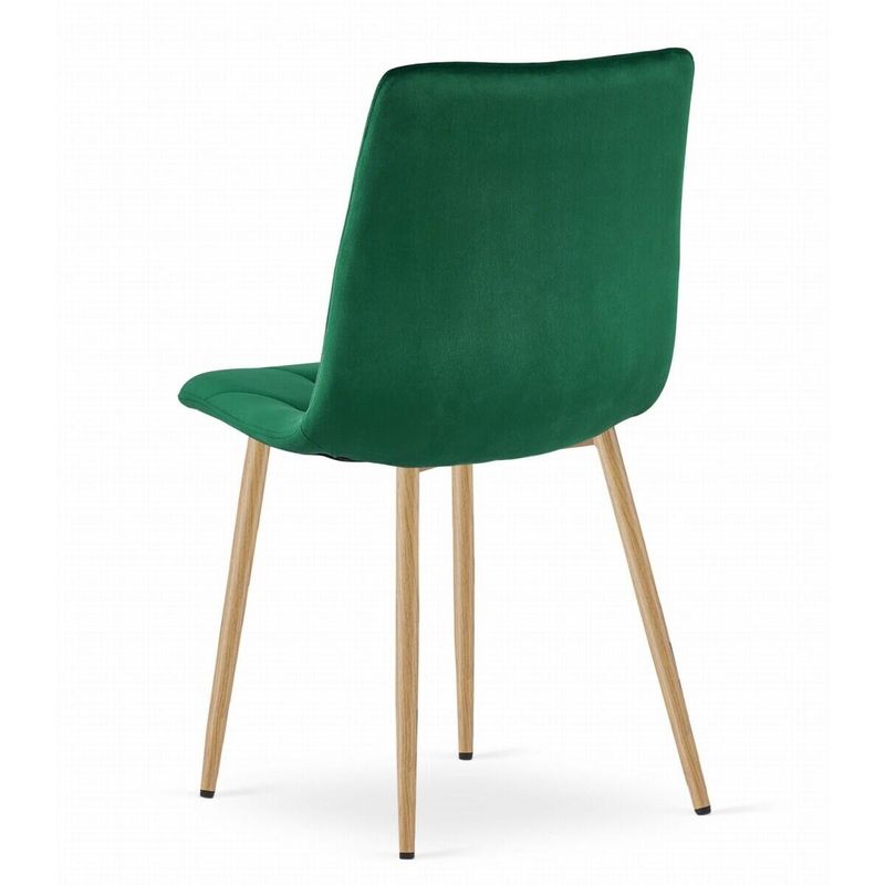 Casa si Gradina - Mobilier - Scaune si fotolii - Scaune - Scaun bucatarie/living, Mercaton, Libra, catifea, metal, verde, 45x54x86.5 cm - Infinity.ro