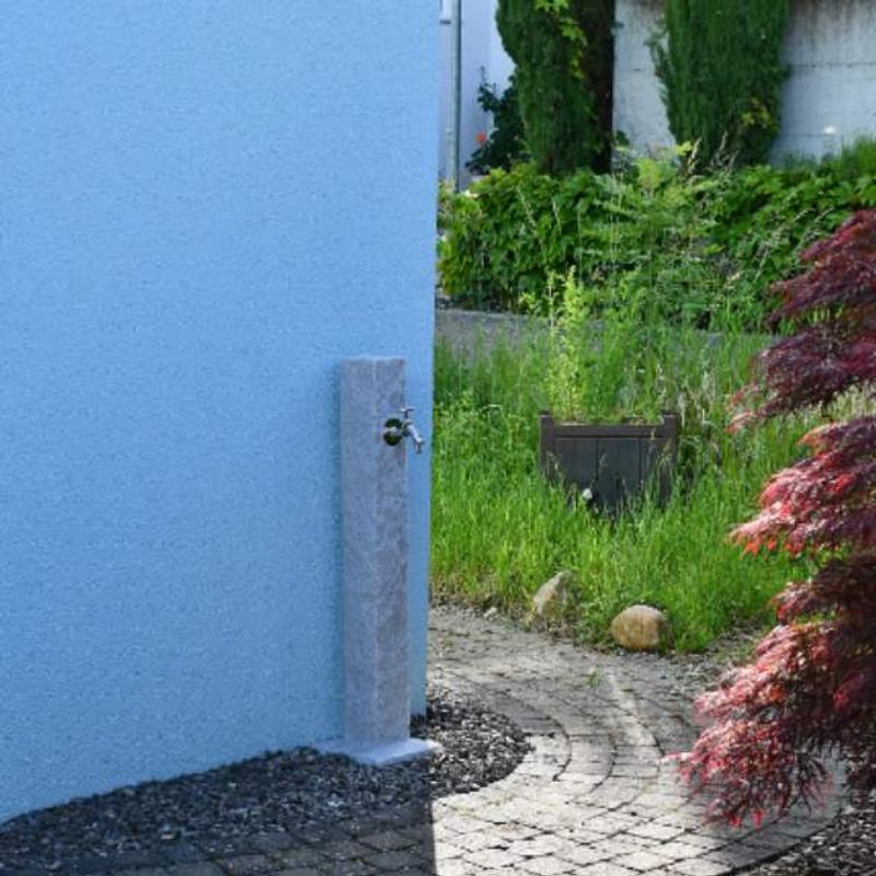 Casa si Gradina - Gradina si terasa - Mobilier exterior - Accesorii pentru gradina - Masca Mercaton pentru Robinet de Gradina cu Adaptor pentru Furtun, Plastic, 24x98 cm, 1/2", Gri - Infinity.ro