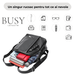 Fashion, accesorii si bijuterii - Femei - Accesorii femei - Genti si rucsacuri femei - Rucsac dama piele naturala, Eclisse, Negru - Infinity.ro