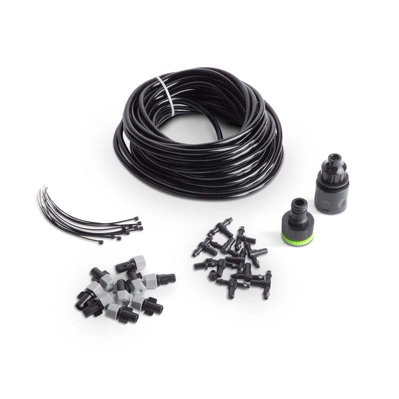 Casa si Gradina - Gradinarit si plante - Instalatii si accesorii pentru irigatii - Accesorii irigare - Pulverizatoare de apa tip ceata - 10 m - 10 duze - Infinity.ro