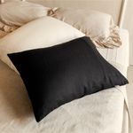 Casa si Gradina - Textile si covoare - Lenjerii de pat - Fete de perna - Set 2 Fete de perna Kotonia Home Hotel, 100% bumbac, Olandina color, dimensiunea 50x70 cm, negru - Infinity.ro