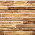 Casa si Gradina - Constructii - Materiale constructii - Placi decorative - Panou decorativ, PVC, model piatra 3D, nuante bej-maro, 96x48.5cm - Infinity.ro