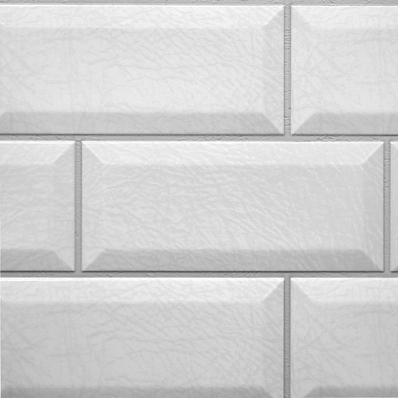 Casa si Gradina - Constructii - Materiale constructii - Placi decorative - Panou decorativ, PVC, model caramida 3D, gri, 96x48.5 cm - Infinity.ro