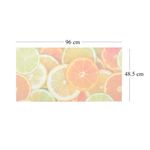 Casa si Gradina - Constructii - Materiale constructii - Placi decorative - Panou decorativ, PVC, model citrice, portocaliu, 96x48.5cm - Infinity.ro