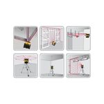 Casa si Gradina - Electrice - Accesorii electrice - Aparate de masura si control - Nivela laser, cap rotativ, cu trepied, 30 m, topex - Infinity.ro