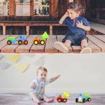 Jucarii, Copii si Bebe - Jucarii si jocuri - Jucarii bebelusi - Jucarii interactive bebelusi - Set 4 vehicule la ferma - Infinity.ro