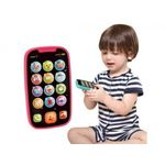 Jucarii, Copii si Bebe - Jucarii si jocuri - Jucarii bebelusi - Jucarii interactive bebelusi - Primul meu telefon smart roz cu muzica si lumini - Infinity.ro