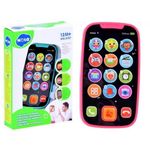 Jucarii, Copii si Bebe - Jucarii si jocuri - Jucarii bebelusi - Jucarii interactive bebelusi - Primul meu telefon smart roz cu muzica si lumini - Infinity.ro