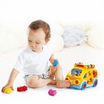 Jucarii, Copii si Bebe - Jucarii si jocuri - Jucarii bebelusi - Jucarii interactive bebelusi - Camioneta cu forme sunete si lumini - Infinity.ro