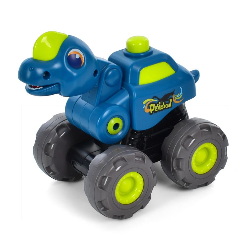 Jucarii, Copii si Bebe - Jucarii si jocuri - Jucarii bebelusi - Jucarii interactive bebelusi - Set vehicule dinozauri cu sistem pull-back - Infinity.ro