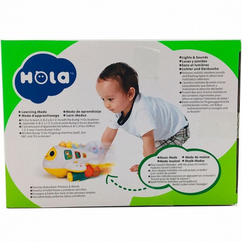Jucarii, Copii si Bebe - Jucarii si jocuri - Jucarii bebelusi - Jucarii interactive bebelusi - Avionul interactiv cu sunete si lumini - Infinity.ro