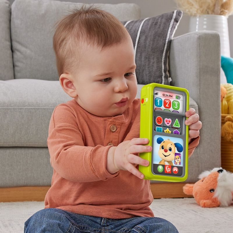Jucarii, Copii si Bebe - Jucarii si jocuri - Jucarii bebelusi - Jucarii interactive bebelusi - Fisher price laugh&learn 2in1 smartphone in limba romana - Infinity.ro