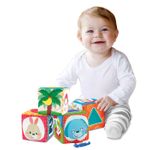 Jucarii, Copii si Bebe - Jucarii si jocuri - Jucarii bebelusi - Jucarii interactive bebelusi - Winfun set 4 cuburi stivuibile din material textil - Infinity.ro
